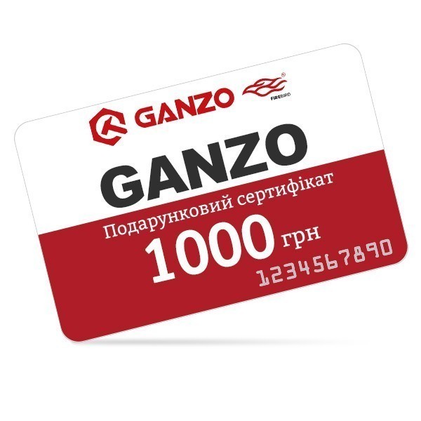 Cертификат на покупку кухонных ножей Ganzo на 1000 грн