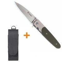 Фото Комплект Ganzo Нож G743-2-GR + Чехол для ножа на липучке (тип Ganzo) 2-4 слоя G405233