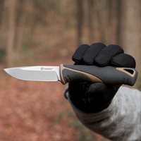 Нож с ножнами Ganzo бежевый G807DY