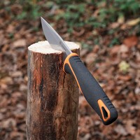 Нож с ножнами Ganzo оранжевый G807OR